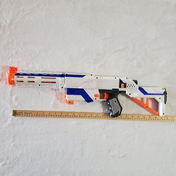 NERF Retaliator Elite N-Strike Blaster Gun with Attachments - Picture 4 of 7